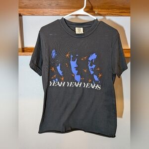 Yeah Yeah Yeahs Keep It Cool 2023 Tour Shirt with Raw Hem